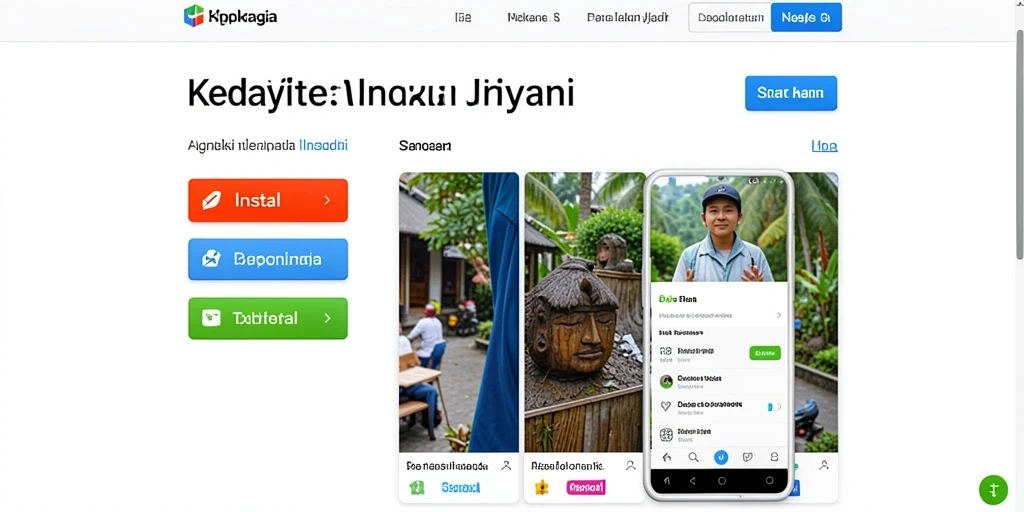 Tampilan antarmuka yang ramah pengguna.