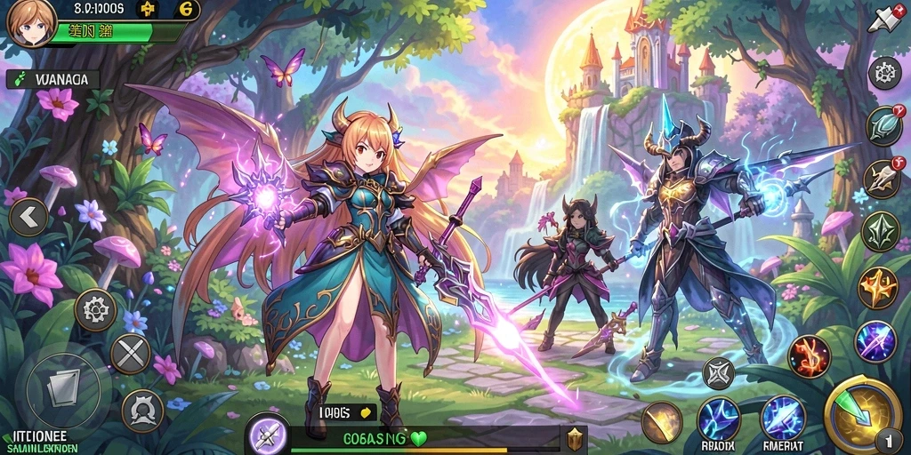 Screenshot menunjukkan mode permainan yang menantang dan menarik.
