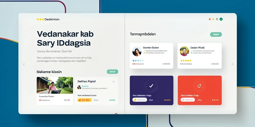Tampilan antarmuka yang mudah dipahami.