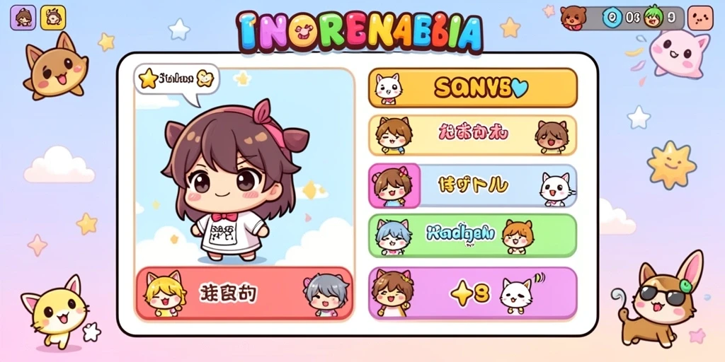 Tampilan awal game dengan grafis menawan.