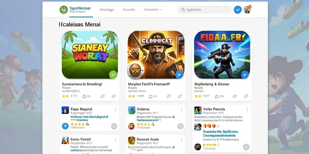 Tampilan antarmuka yang menarik dan modern.