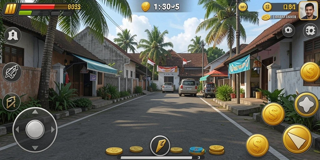 Screenshot menampilkan antarmuka permainan slot yang menarik dan intuitif.