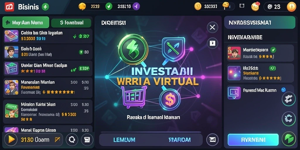 Tampilan level awal yang penuh warna dan menarik.