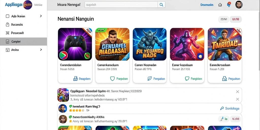 Screenshot menampilkan karakter dalam pertempuran epik.