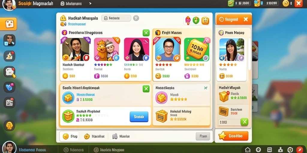 Tampilan antarmuka yang user-friendly dan menarik.