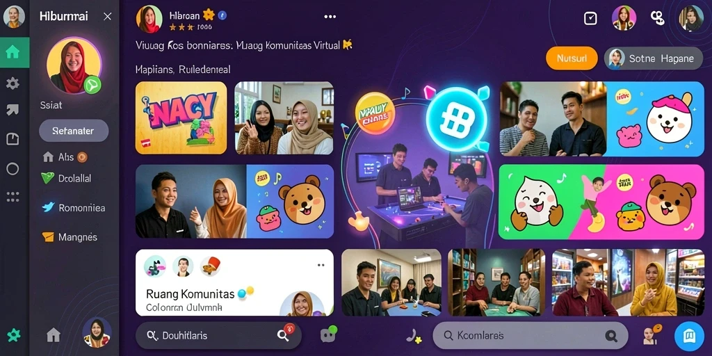 Tampilan grafis yang memukau dan warna-warni.