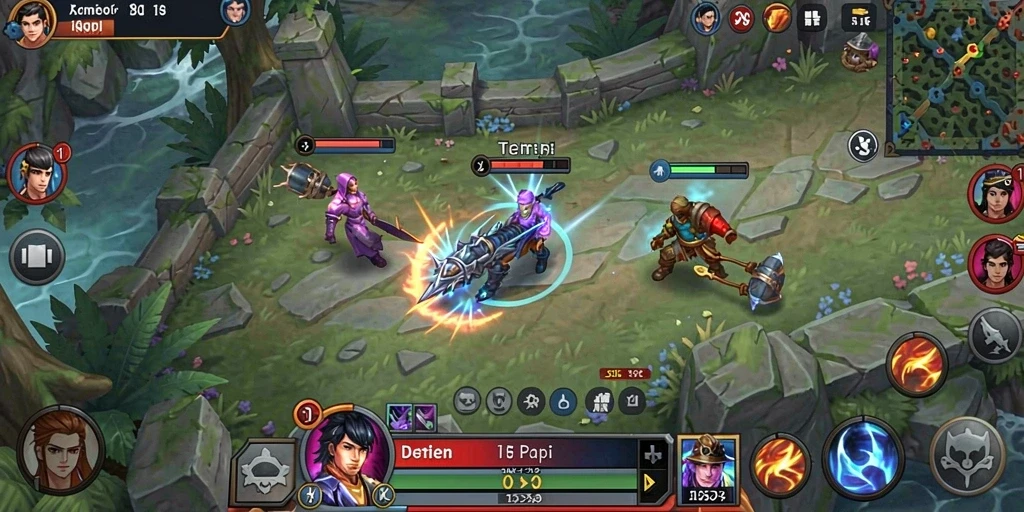 Tampilan antarmuka utama game RAJASTAR.