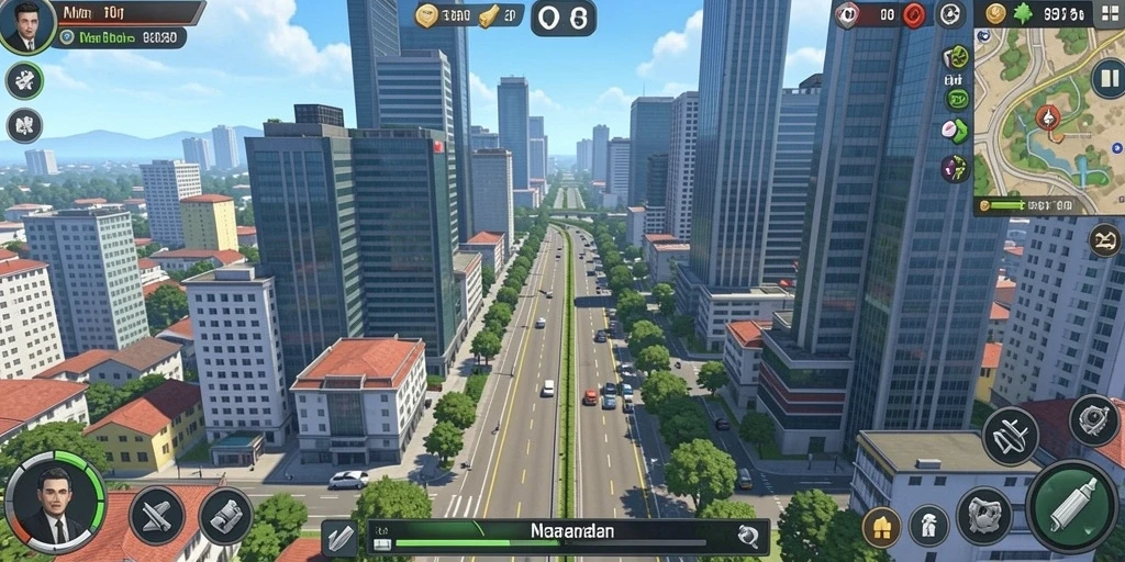 Tampilan awal yang menarik dengan grafis yang memukau.