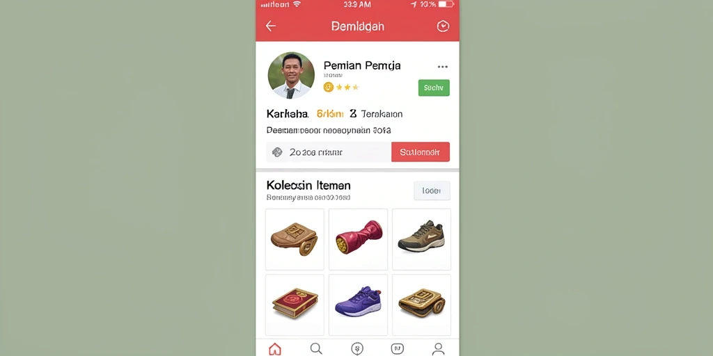 Tampilan antarmuka yang menarik dan mudah digunakan.