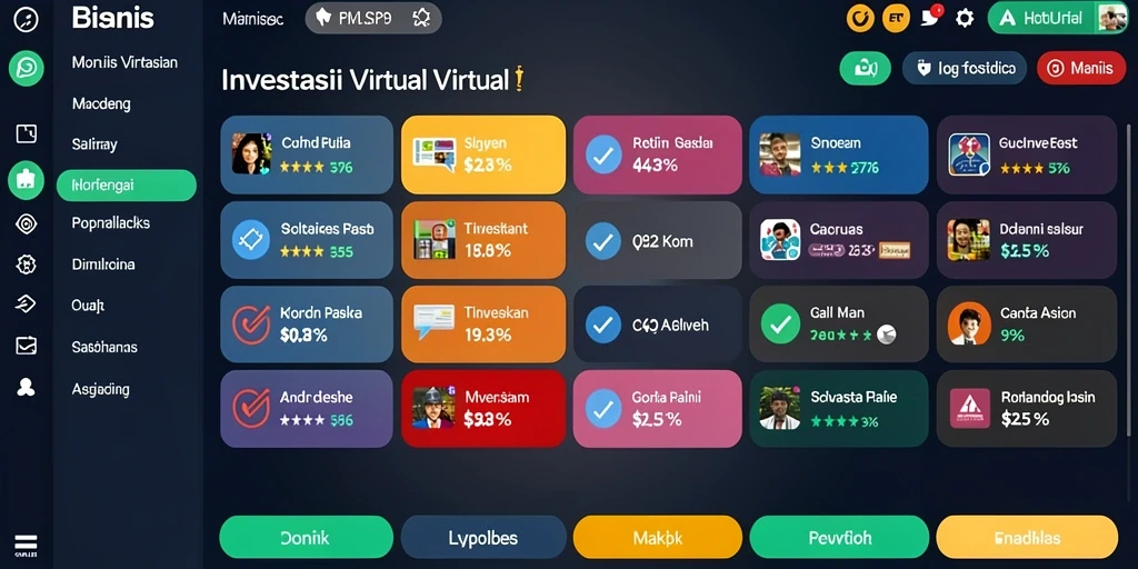 Tampak depan interface pengguna TV888 yang menarik.